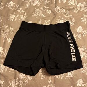 PINK Victoria's Secret Black 'PINK NATION' Bike Shorts